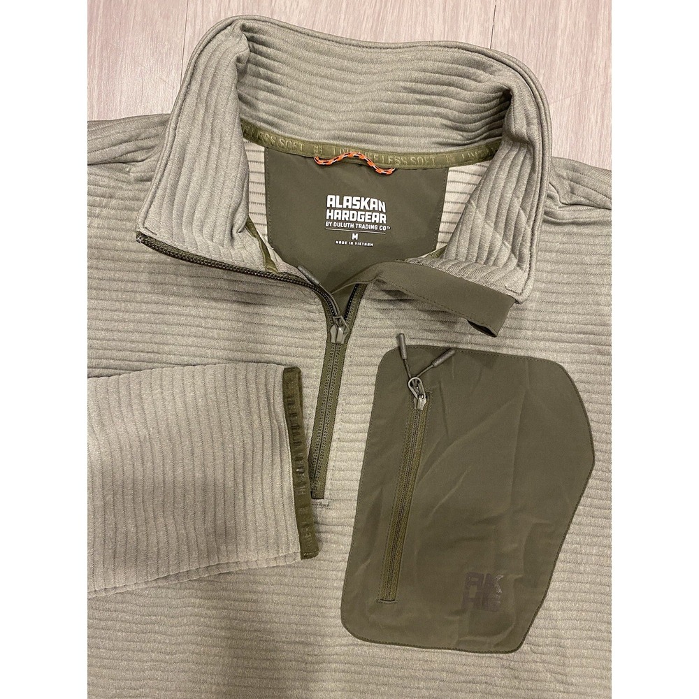 Alaskan Hardgear Duluth Trading‎ 1/4 Zip Midlayer Pull Over Size Medium Standard